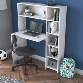 Hanah Home HA104 - 2063 Escritorio de Estudio Escandinavo Blanco